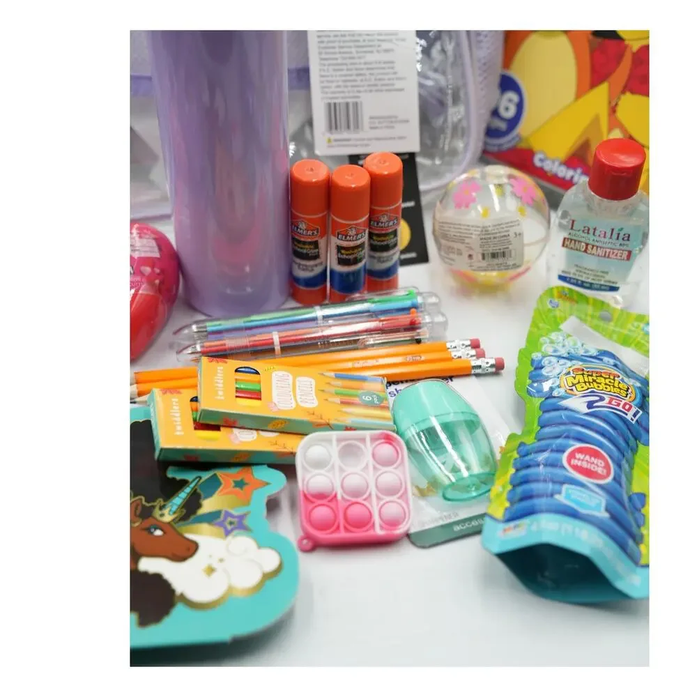 Clear‎ Purple Backpack Bundle - Supplies Crayola Pokemon Dough 25+ Items Bundle